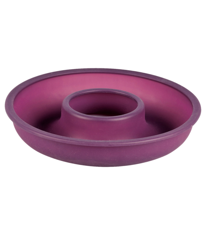 Tradineur - Molde savarin de silicona coleccion violett 25 x 5 cm. Recipiente repostería, cocina, apto para horno, microondas y lavavajillas