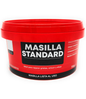 Tradineur - Masilla para relleno de pared, pasta tapagrietas, lista para usar, reparación de fisuras, agujeros, uso interior, calidad profesional, 750 g