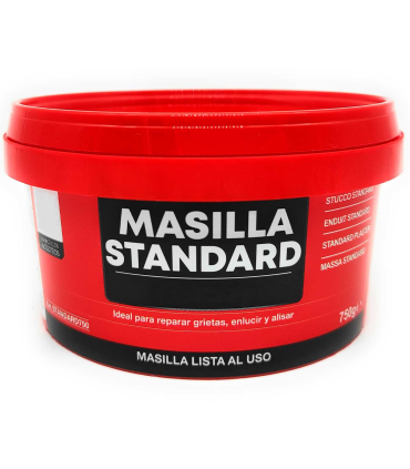 Tradineur - Masilla para relleno de pared, pasta tapagrietas, lista para usar, reparación de fisuras, agujeros, uso interior, calidad profesional, 750 g