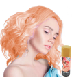 Tradineur - Laca para pelo en spray para halloween - Cantidad: 125 ml - Accesorio para disfraz de carnaval, fiestas, cosplay, cumpleaños, adulto - Color Oro