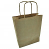 Tradineur - Pack de 50 bolsa Kraft "S" - Ideal para guardar tus regalos, fin de año, año nuevo, Navidad - 24 x 32 cm - Color Nat