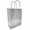 Tradineur - Pack de 50 bolsa Kraft "XS" - Ideal para guardar tus regalos, fin de año, año nuevo, Navidad - 18 x 24 cm - Color Pl