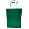Tradineur - Pack de 50 bolsa Kraft "XS" - Ideal para guardar tus regalos, fin de año, año nuevo, Navidad - 18 x 24 cm - Color Ve
