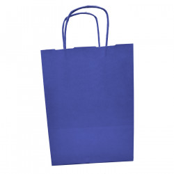 Tradineur - Pack de 50 bolsa Kraft "XS" - Ideal para guardar tus regalos, fin de año, año nuevo, Navidad - 18 x 24 cm - Color Ce