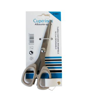 Cuperinox - Tijeras de costura 16,5 cm acero inoxidable, tijera multiuso especial para labores de costura, cocina, extremo puntiagudo