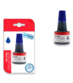 Tradineur - Bote de tinta con tampón - Bote fabricado en plástico - Capacidad de 30 ml - Color azul - Modelo aleatorio