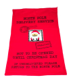 Tradineur - Saco de Papá Noel decorativo, poliéster, bolsa para regalos de Santa Claus, adornos, árbol de Navidad (Rojo, 90 x 60 cm)