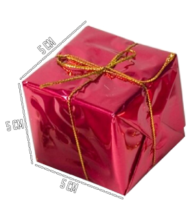 Tradineur - Sets de 20 colgantes para árbol navideño - Fabricado en plástico - Decoración para temporada navideña - Tambor, bolas, bastón, regalos, piña - Color Rojo