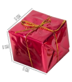 Tradineur - Sets de 20 colgantes para árbol navideño - Fabricado en plástico - Decoración para temporada navideña - Tambor, bolas, bastón, regalos, piña - Color Rojo