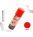 Tradineur - Laca para pelo en spray para halloween - Cantidad: 125 ml - Accesorio para disfraz de carnaval, fiestas, cosplay, cumpleaños, adulto - Color Rojo