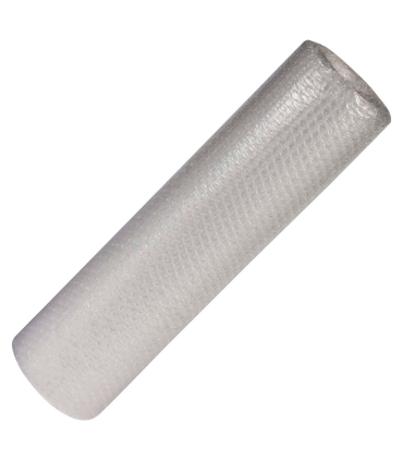 Tradineur - Rollo de plástico de burbujas, impermeable, reciclable, embalaje, protección de mercancía, objetos frágiles, 1 x 5 metros