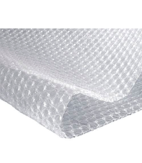 Tradineur - Rollo de plástico de burbujas, impermeable, reciclable, embalaje, protección de mercancía, objetos frágiles, 1 x 5 metros