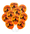 Tradineur - Pack de 40 globos - "Happy Halloween" - Tamaño: 30 cm - Ideales como decoración de tu hogar y celebraciones de Halloween