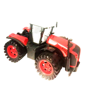 Toinsa - Juguete tractor de granja con movimiento fricción, vehículo de granja, tractor super power farm exploiter, juguete para niños, color aleatorio, 30 x 20 x 20 cm