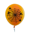 Tradineur - Pack de 40 globos - Diseño Telaraña - Tamaño: 30 cm - Ideales como decoración de tu hogar y celebraciones de Halloween