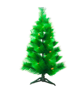 Tradineur - Árbol de Navidad, pino artificial verde, estructura de plástico y metal revestido, robusto y duradero, fácil montaje, 120 cm