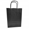 Tradineur - Pack de 50 bolsa Kraft "L" - Ideal para guardar tus regalos, fin de año, año nuevo, Navidad - 32 x 40 cm - Color Neg