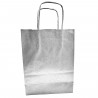 Tradineur - Pack de 50 bolsa Kraft "M" - Ideal para guardar tus regalos, fin de año, año nuevo, Navidad - 27 x 37 cm - Color Pla