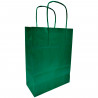 Tradineur - Pack de 50 bolsa Kraft "L" - Ideal para guardar tus regalos, fin de año, año nuevo, Navidad - 32 x 40 cm - Color Ver