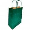 Tradineur - Pack de 50 bolsa Kraft "M" - Ideal para guardar tus regalos, fin de año, año nuevo, Navidad - 27 x 37 cm - Color Ver