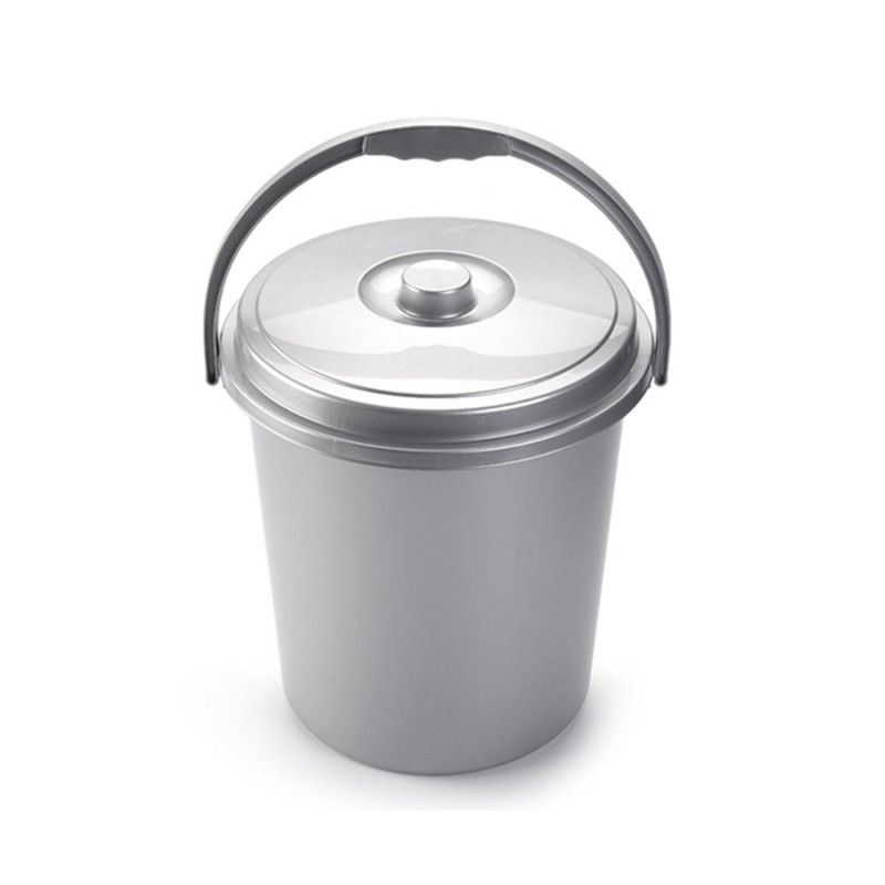 Tradineur - Cubo de basura modelo ECO - Capacidad de 15 Litros - Fabricado en Plástico - Ideal para el reciclaje y almacenamient Tradineur - Cubo de basura modelo ECO - Capacidad de 15 Litros - Fabricado en Plástico - Ideal para el reciclaje y almacenamient