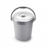 Tradineur - Cubo de basura modelo ECO - Capacidad de 15 Litros - Fabricado en Plástico - Ideal para el reciclaje y almacenamient