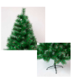 Tradineur - Árbol de Navidad, pino artificial verde, estructura de plástico y metal revestido, robusto y duradero, fácil montaje, 150 cm