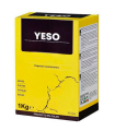 Tradineur - Yeso fino en polvo, sujeción de marcos, ventanas, cajas y tubos de conducción eléctrica, tapar agujeros, albañilería, reparaciones, 1 kg, modelo aleatorio