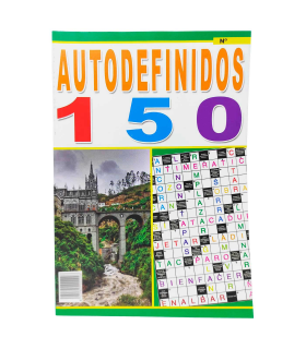 Tradineur - Pack de 4 autodefinidos clásicos, pasatiempos para adultos, incluyen soluciones al final, aficiones, verano, números aleatorios