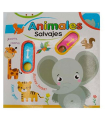 Libro infantil de modelos surtidos con pestañas que se mueven de 20 x 19,4 cm. Cuaderno divertido para niños, modelos de animales aleatorios.