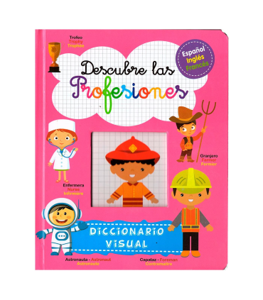 Libro infantil de modelos surtidos de 3 idiomas de 20,5 x 16,6 cm. Cuaderno divertido para niños, modelos de animales aleatorios.