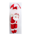 Papá Noel en paracaídas de 50 cm, poliéster, santa klaus, muñeco decorativo de navidad, regalo original, decoración festiva salón, dormitorio, balcón, ventana, hogar, color aleatorio