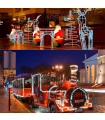 Tradineur - Manguera, tubo LED, tira con luces para interior y exterior, decoración e iluminación de Navidad, bodas, fiestas, jardín (30 metros, luz blanca)