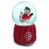 Tradineur - Bola de nieve decorativa con luz - Fabricado en plástico - Decoración para temporada Navideña - Ø 5 x 7,5 cm - Model