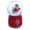 Tradineur - Bola de nieve decorativa con luz - Fabricado en plástico - Decoración para temporada Navideña - Ø 5 x 7,5 cm - Model