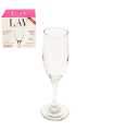 Set de 6 copas de champán misket, copas de cava elegantes, tallo fino, aptas para lavavajillas, fiestas, celebraciones 190 ml