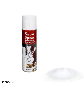 Tradineur - Pack de 2 botes de spray nieve, crear ambiente de invierno navideño, decoración de árboles de Navidad, belén, nacimientos, ventanas, adornos, 250 ml