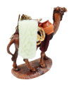 Tradineur - Camello de durexina para Belén, figura decorativa de animal para nacimiento, adorno artesano, pesebre, Navidad, 14 x 15 x 8 cm