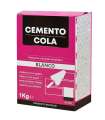 Tradineur - Cemento cola en polvo, colocación, encolado y fijación de azulejos, superficies horizontales y verticales, interior y exterior, fabricado en España (Blanco, 1 kg)