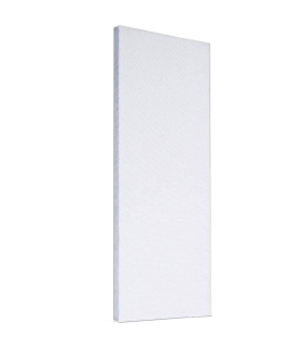 Tradineur - Lienzo para pintar 50 x 100 cm, lienzo en blanco, preestirado, estructura de madera con listones, apto para todo tipo de pinturas, óleo, acrílica, mixta