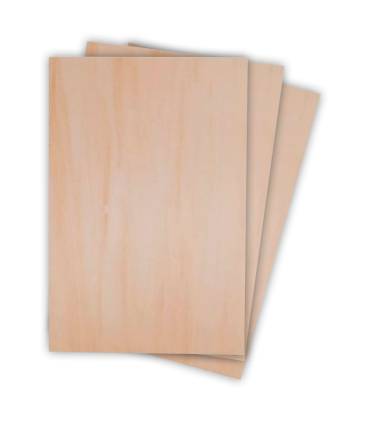 Tradineur - Lámina / Chapa de madera - Fabricado en España - Ideal para manualidades - Resistente - 20 x 30 x 0,3 cm