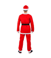 Tradineur - Disfraz de papa noel adulto - Talla para adultos a partir de 14 años - Fabricación en poliéster - Incluye: Sombrero, chaqueta, barba, pantalón y cinturón.