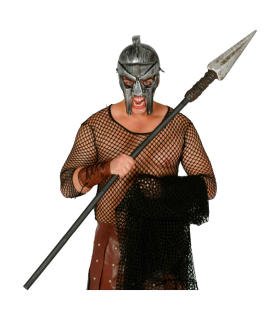 Tradineur - Lanza de gladiador romano, desmontable, 150 cm de longitud, para Arde Lucus, halloween y celebraciones. 