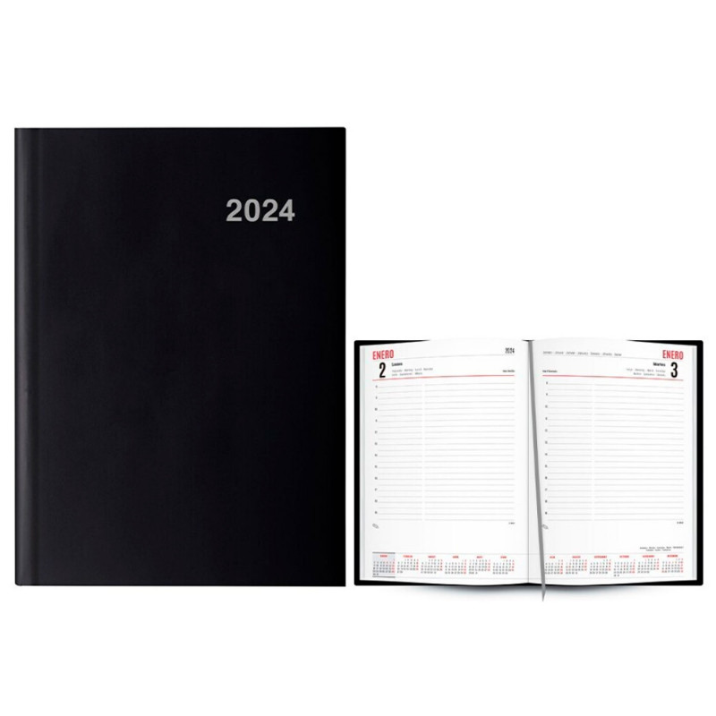 Tradineur - Agenda 2025, modelo París, día página, enero a diciembre, tapa dura y cinta marcapáginas, planificador anual de tare Tradineur - Agenda 2025, modelo París, día página, enero a diciembre, tapa dura y cinta marcapáginas, planificador anual de tare