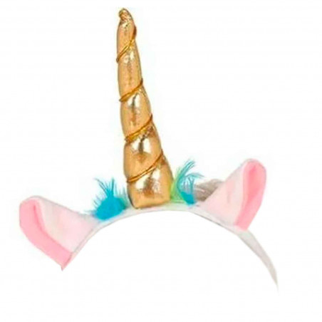 Tradineur - Diadema de unicornio lila para niños, combinar con disfraces en fiestas y celebraciones, carnaval (Infantil - Talla