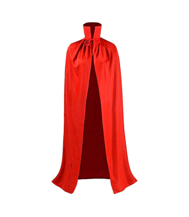 Tradineur - Capa de vampiro para adultos - Accesorio/complemento para disfraz de vampiro o supervillano - Longitud de 140 cm - Fibra sintética - Carnaval, Halloween