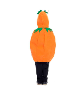 Tradineur - Disfraz infantil de bebé calabaza - Fabricado en fibra sintética - Ideal para las fiestas de disfraces, carnaval, Halloween - Talla 6 a 12 meses - Color Naranja