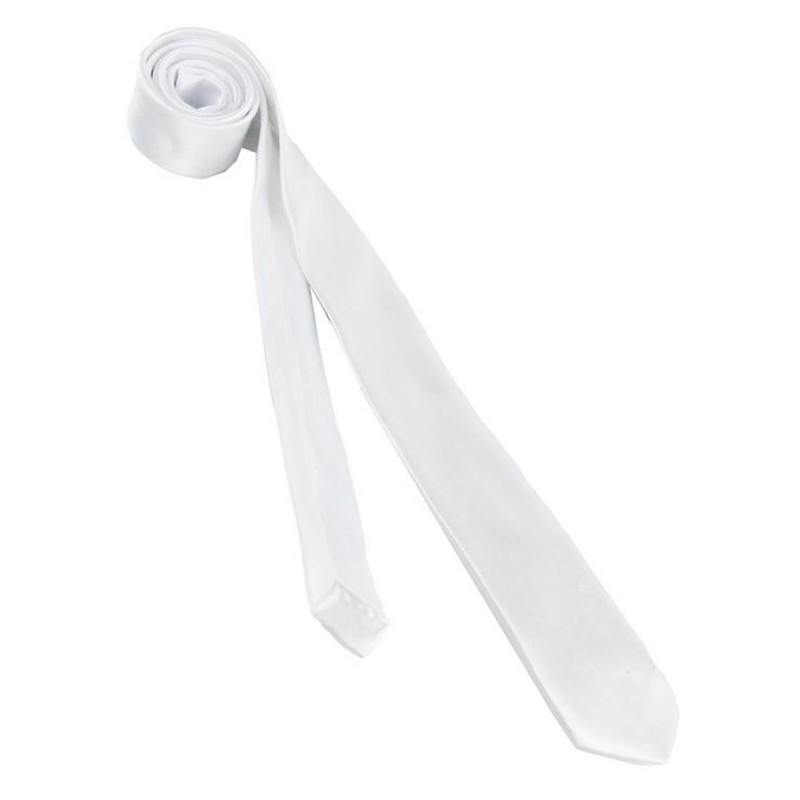 Tradineur - Corbata fina con longitud 75 cm - Fabricado en poliéster - Complemento para disfraces, carnaval, Halloween - Color B Tradineur - Corbata fina con longitud 75 cm - Fabricado en poliéster - Complemento para disfraces, carnaval, Halloween - Color B