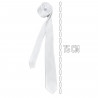 Tradineur - Corbata fina con longitud 75 cm - Fabricado en poliéster - Complemento para disfraces, carnaval, Halloween - Color B