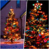 Tradineur - Tira de 100 luces LEDs para navidad - Apto para interior y exterior - Función de luz fija e intermitente - 8 Metros